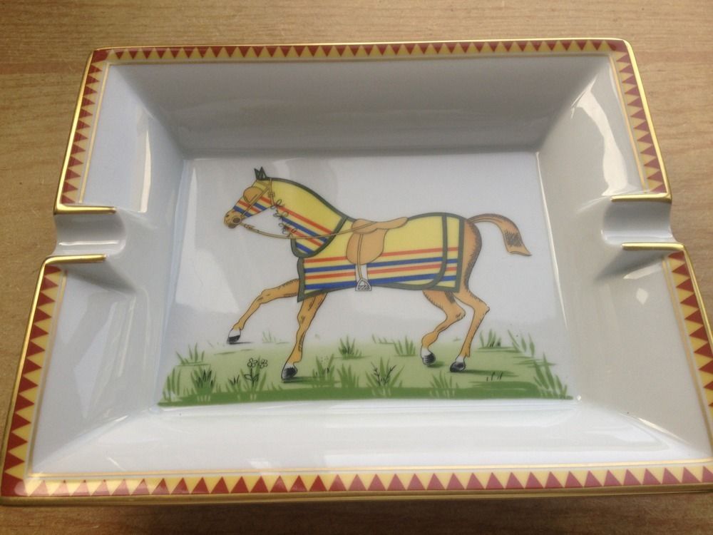 Hermes Ashtray Racing Horse