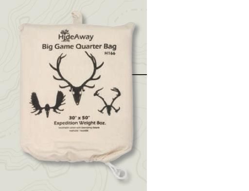 Hideaway Big Game Quarter Bag 4oz H166L