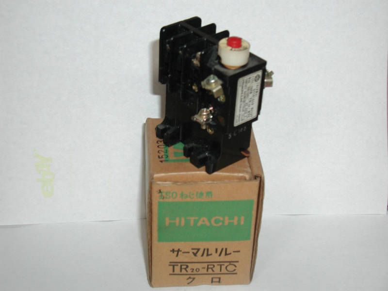 Hitachi Ltd Thermal Overload Relay TR20 RTC