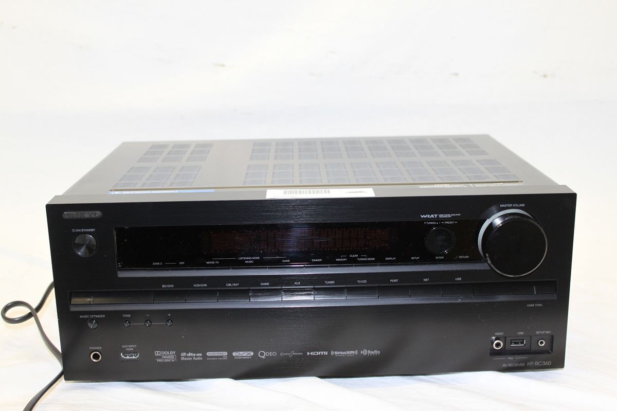 Onkyo HT RC360 Network A V Home Theater Receiver Untested Parts Repair