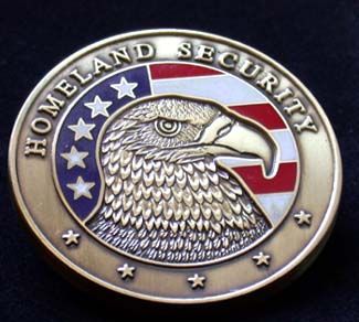 Homeland Security FBI Commemorative Coin w W