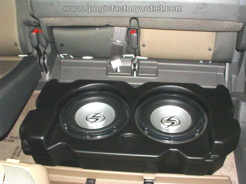 Honda Ridgeline Custom QLogic Dual 10 Subwoofer Box w ABS Color