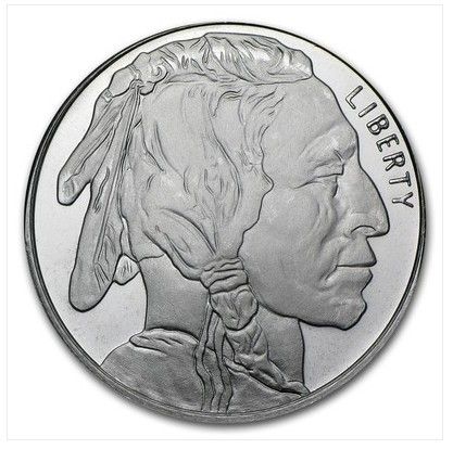 oz Buffalo 999 Fine Silver Rounds Half Ounce