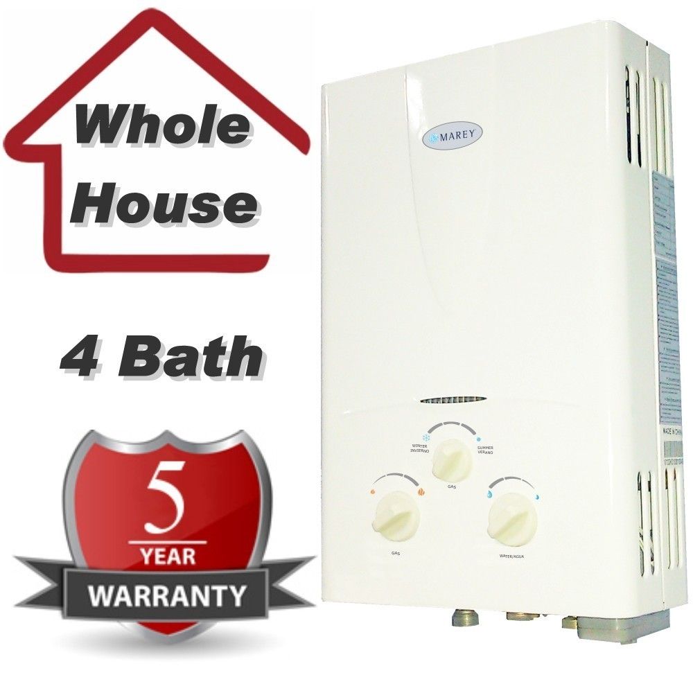   Demand Propane Gas Tankless Hot Water Heater Whole House 16L 4 3 GPM