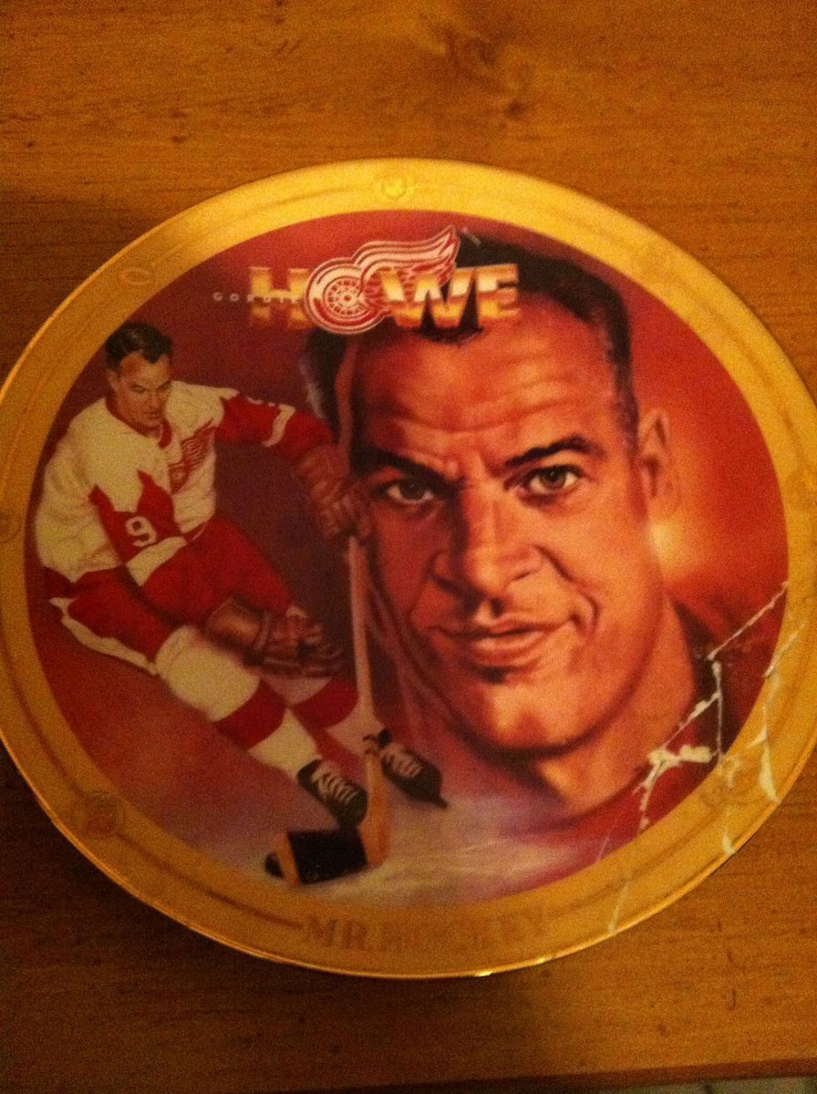   Exchange Legands of Hockey Golden Era 1994 Gordie Howe hockey plate