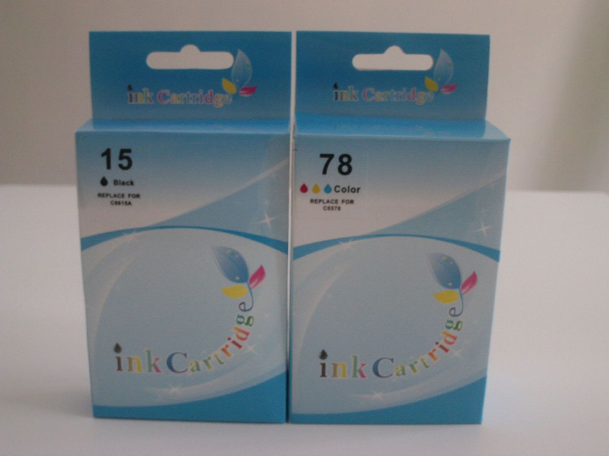  Ink Cartridges for HP 15 78 PSC 750 XI 950 950xi Printer