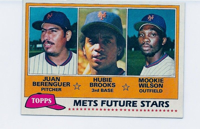 1981 Topps 259 Mookie Wilson Hubie Brooks Mint Rookie