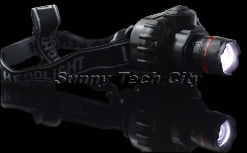 Camping Night LED Headlamp High Power Zoom Headlight Flashlight