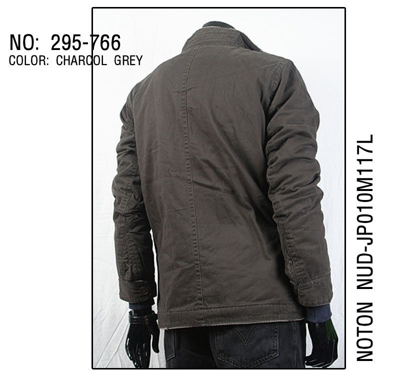 Mens Winter Vintage Hard Washing Outerwear Coat Cargo Jacket Norton