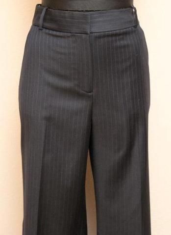  158 JCREW Super 120s Wool Hutton Pinstripe Trouser 4P Navy 31 Inseam