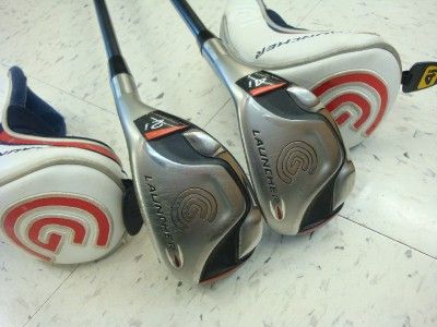  Launcher 4i 23*, 2i 18* Hybrid Golf Clubs W/ Headcover Fujikura Fit on