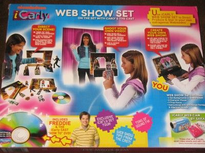 iCarly Webshow Set Freddie Sam Spencer Carly Cast Figure Playset