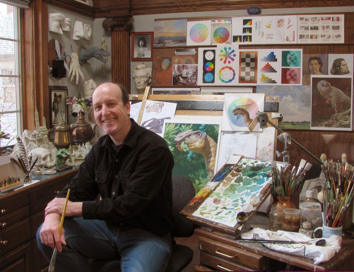  for his illustrated book series dinotopia he specializes in painting