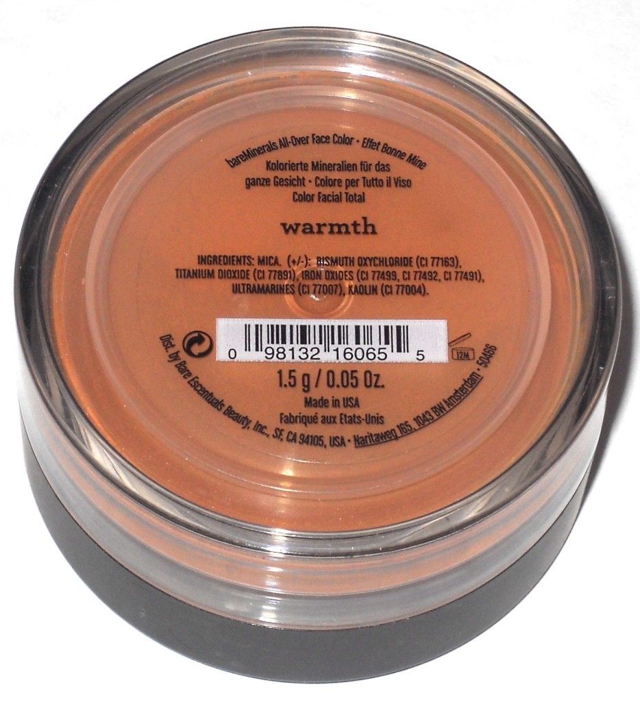 Bare Escentuals ID bareMinerals Warmth New SEALED 098132023608