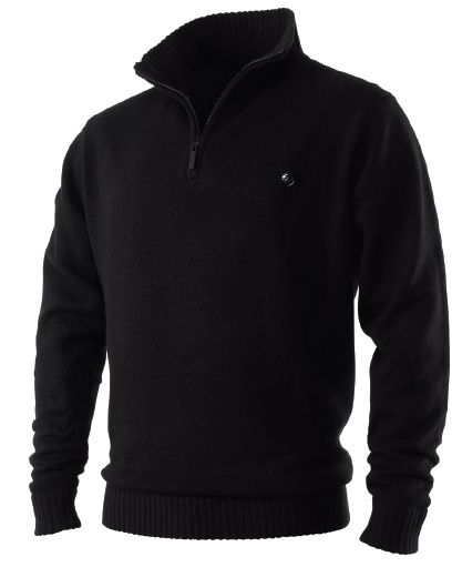 NEW Ian Poulter IJP Mens Golf Zip Funnel Neck Wind Blocker Black size