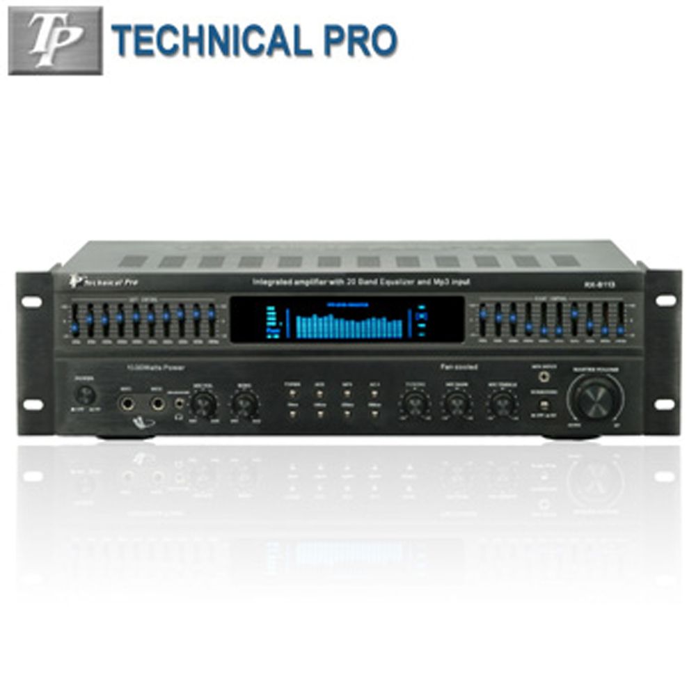 Technical Pro® 1500 Watt Integrated Amplifier