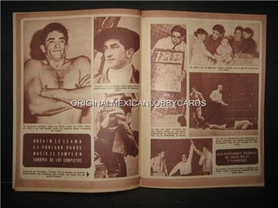 Angel Macias Photocover Mexican Boxing Magazine 1970