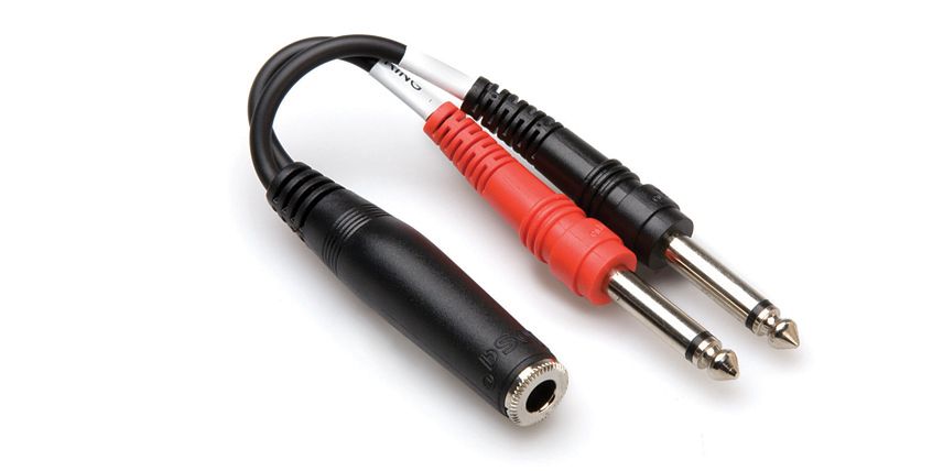 Hosa ypp 136 Y Cable 1 4 TRSF 1 4 TS