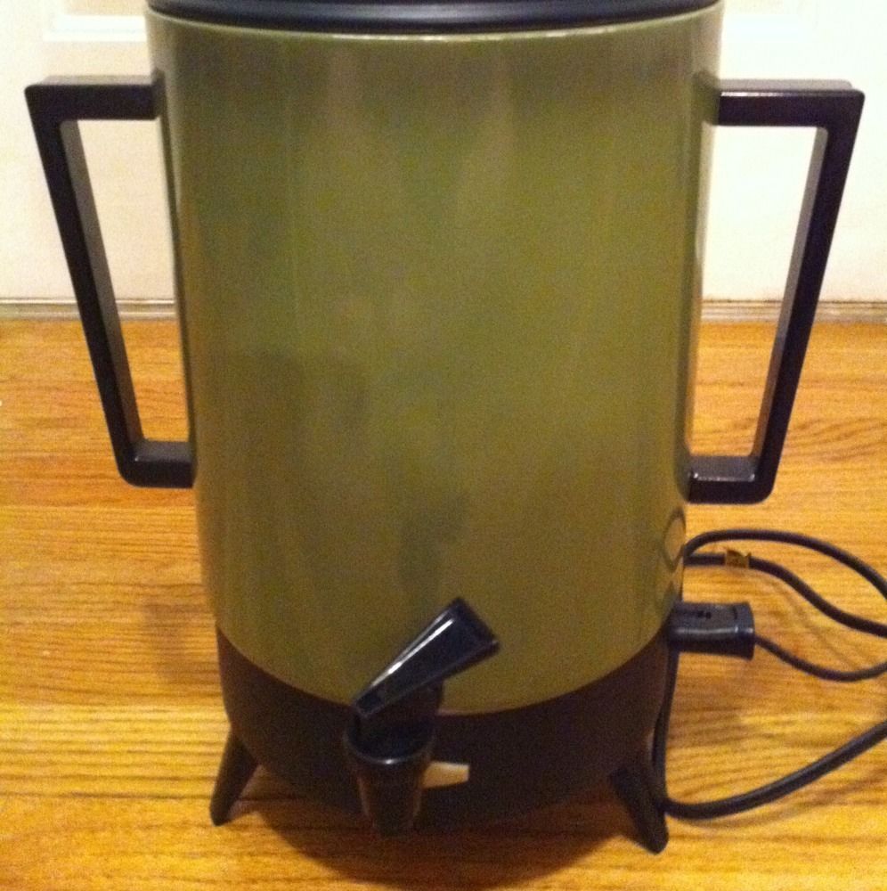 Vintage Empire Coffee Maker Green and Retro