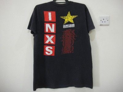 Vtg INXS Calling All Nations Tour 88 Pop Rock Tour Concert Band XL T