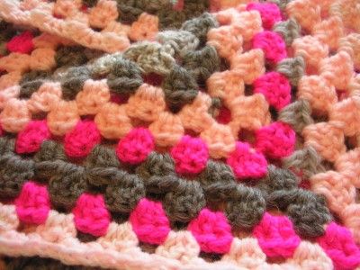 New Irish Handmade Crocheted Baby Blanket from Ireland