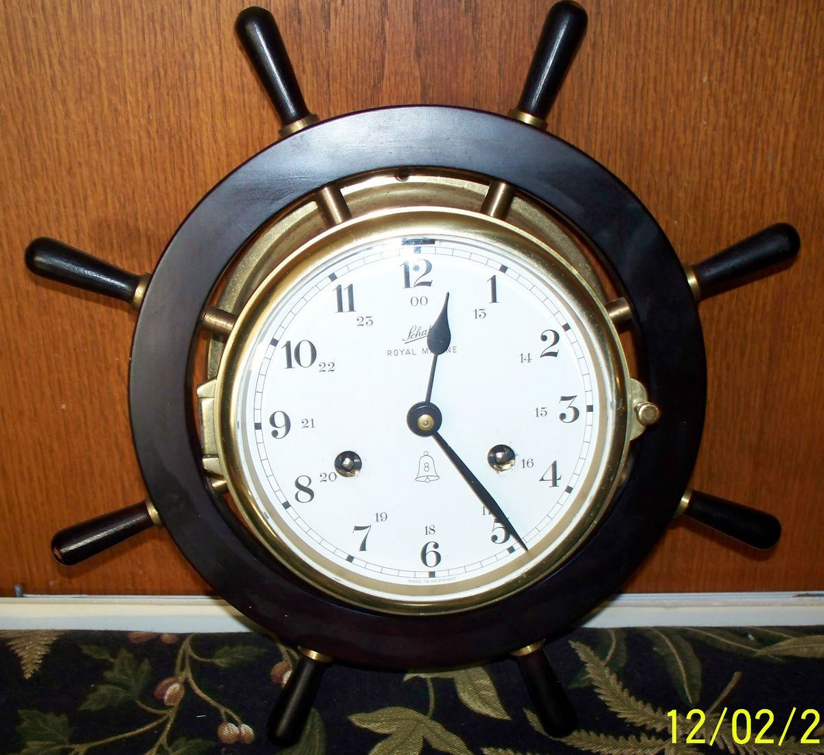 Schatz Ships Bell Clock