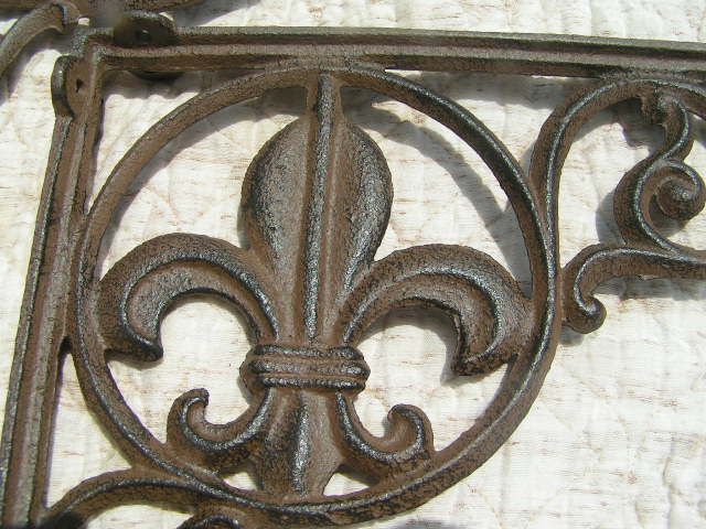 Two Cast Iron Bracket Island Corbels Shelf Braces