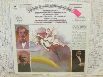 Tchaikovsky Mendelssohn Stern Ormandy Columbia M 31835