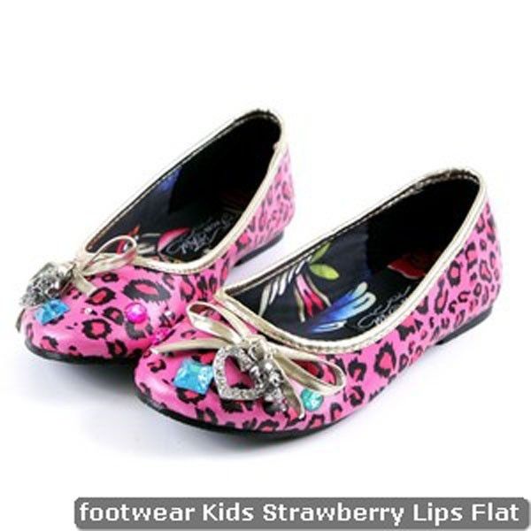 Iron Fist Kids Girls Strawberry Lips Flat US Size 6