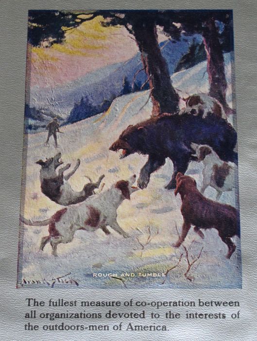  CALENDAR RARE CONSERVATION CALENDAR IZAAK WALTON LEAGUE FRANK STICK