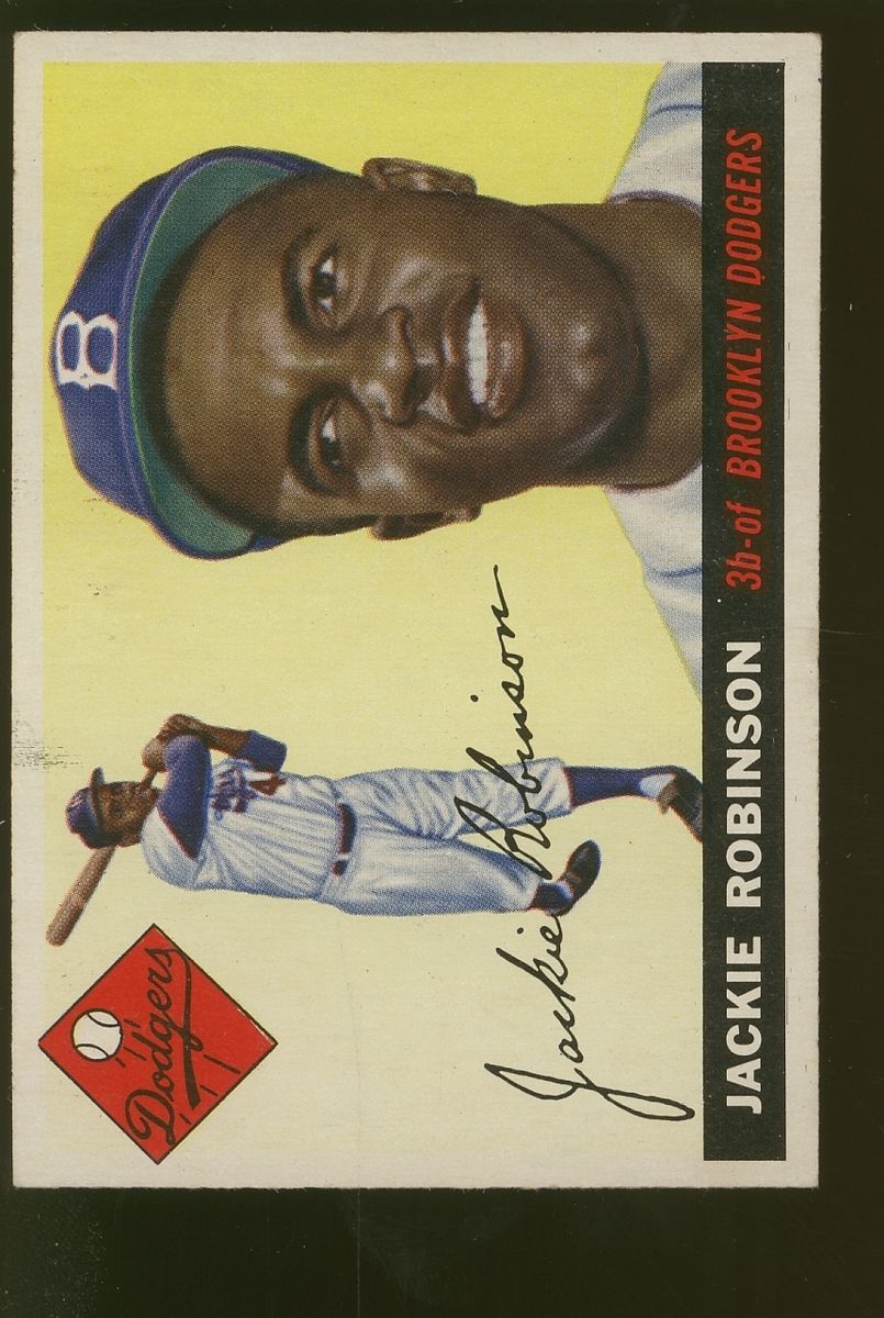 1955 Topps Jackie Robinson 50 500 00 NRMT U4037