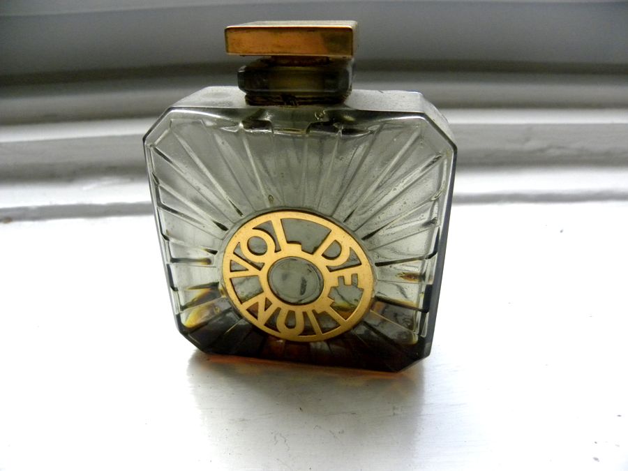 Vol de Nuit Guerlain Original Vintage Perfume Glass Bottle