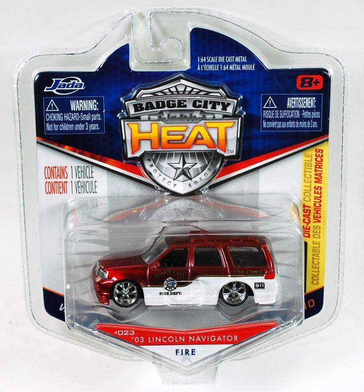 Jada Badge City Heat 03 Lincoln Navigator Fire 023