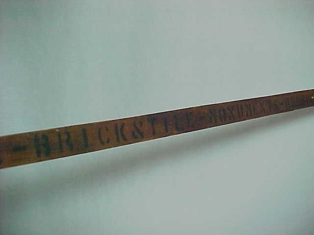 Old, hard to find Jackson, Michigan prison industries walking stick