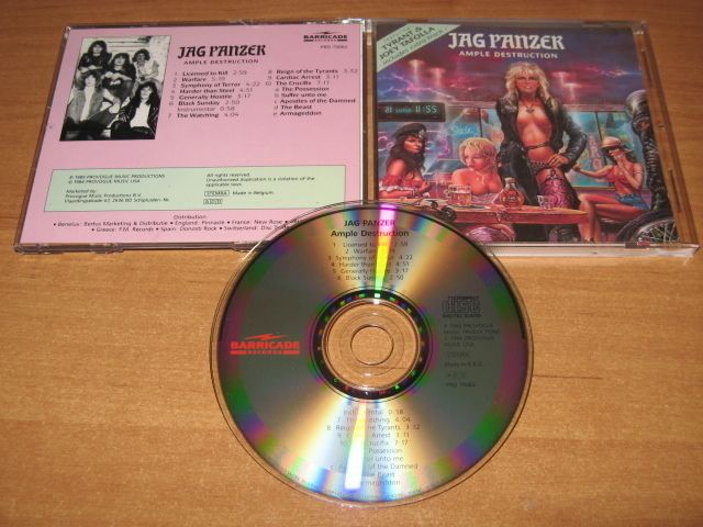 Jag Panzer Ample Destruction ORG 1st Press RARE OOP