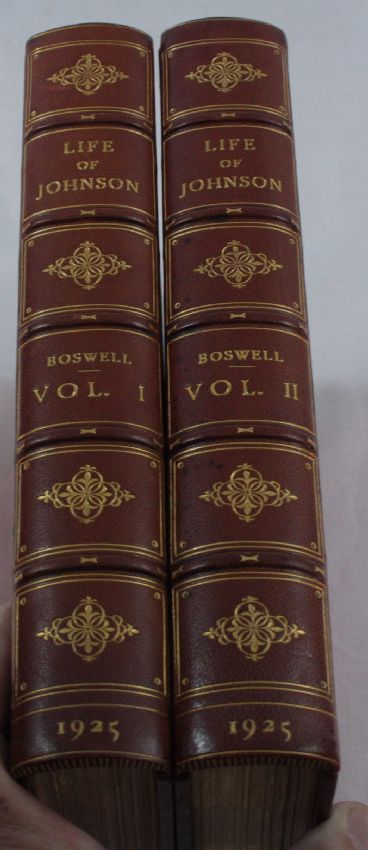 James Boswell Life of Samuel Johnson 1925 Fine Bindings