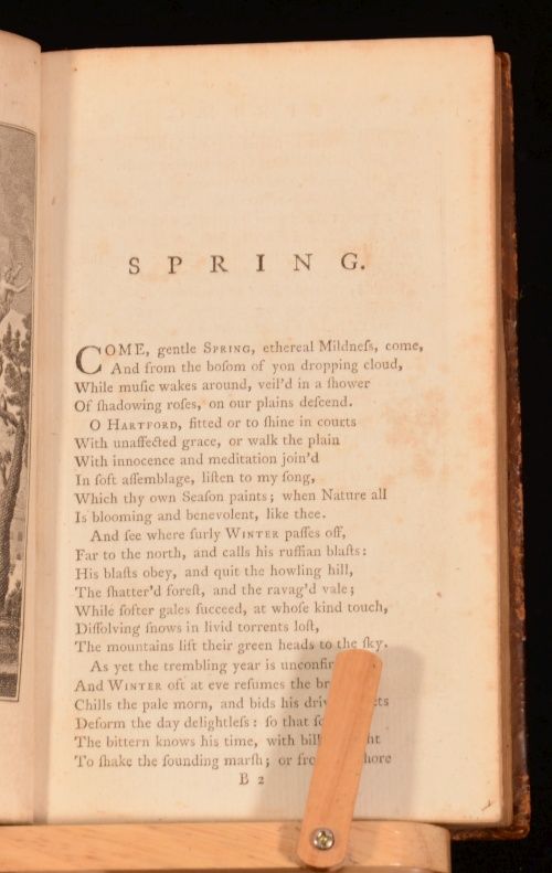 1787 The Seasons by James Thomson Life of The Author Patrick Murdoch