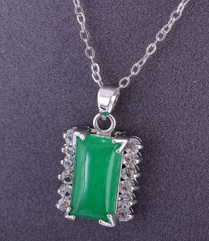 10 2013 Chinese New Year Green Malaysian Jade Necklace 3