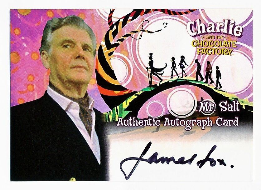  Charlie and The Chocolate Factory James Fox Autograph Mr Salt