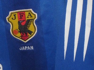 JFA JAPAN FOOTBALL ASSOCIATION SOCCER JERSEY BY ADIDAS MENS LARGE