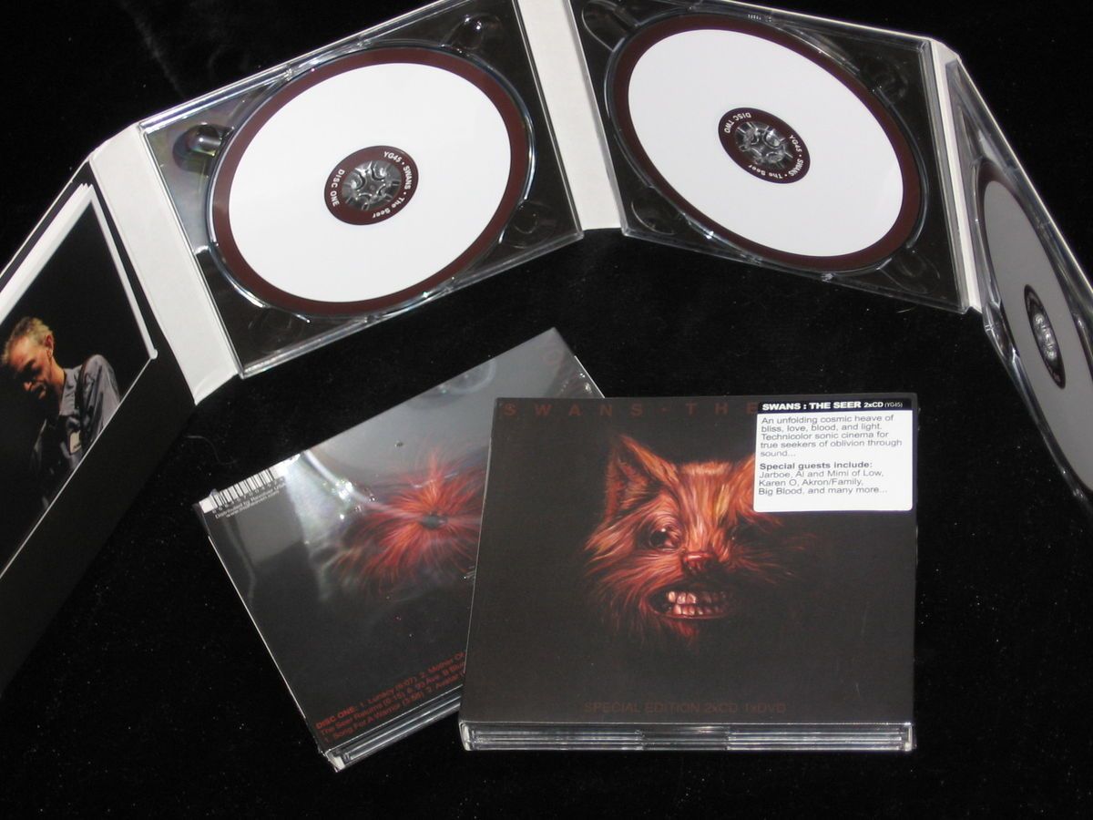   The Seer 2xCD DVD DIGIPACK LIMITED EDITION jarboe avant rock karen o