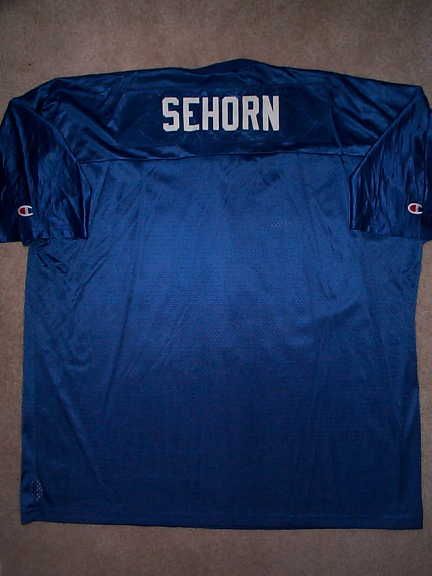 Irregular New York Giants Jason Sehorn NFL Throwback Jersey 3XL