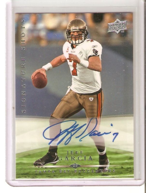 Jeff Garcia 2008 Upper Deck Signature Shots Auto