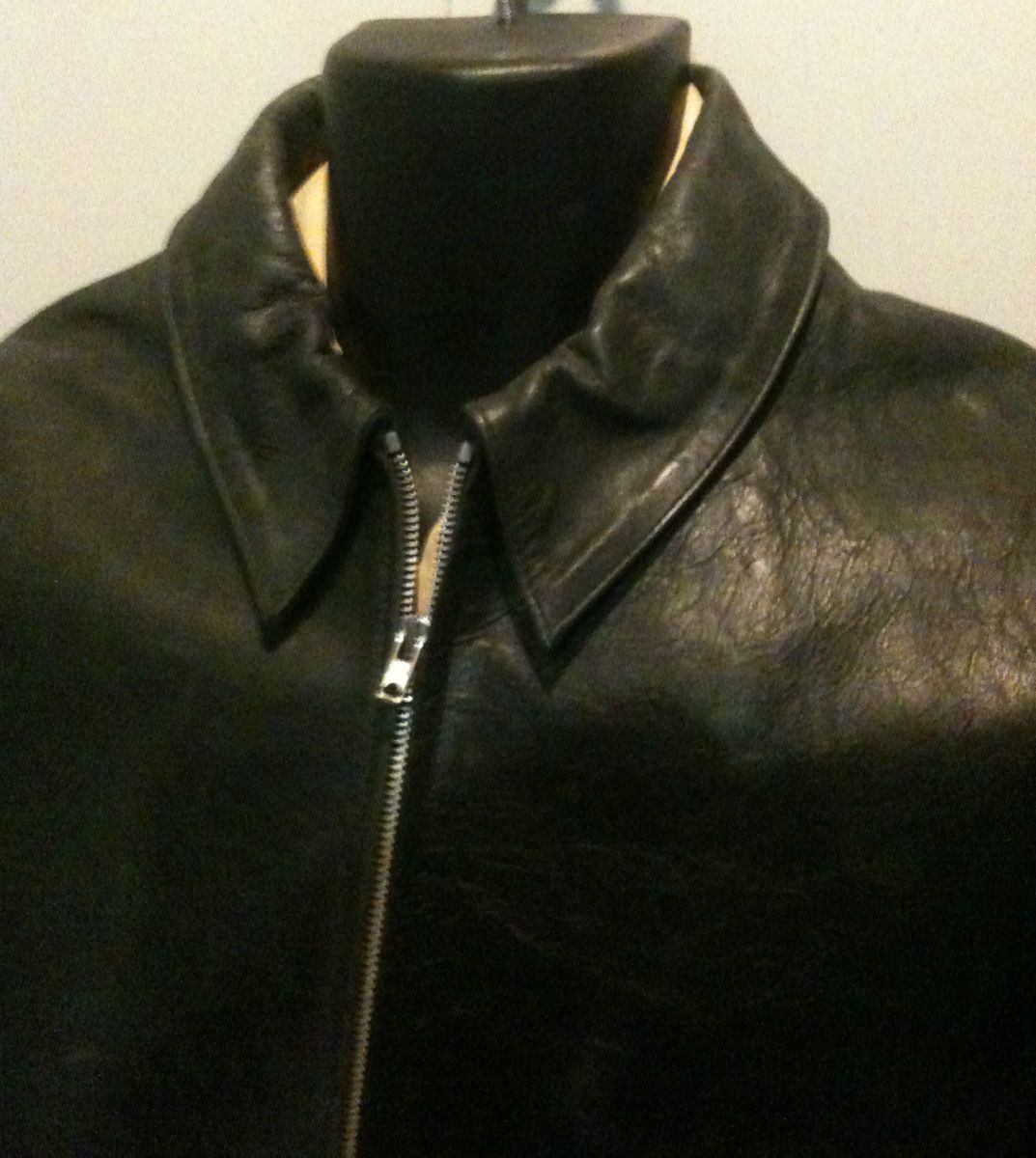 Jeancolonna Vintage Leather Jacket France 40 Gallay Couture 80S