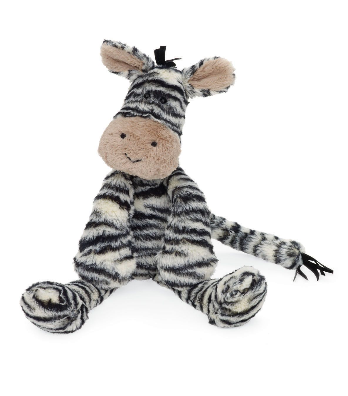 Jellycat Merryday Zebra Medium Stuffed Animal New Plush