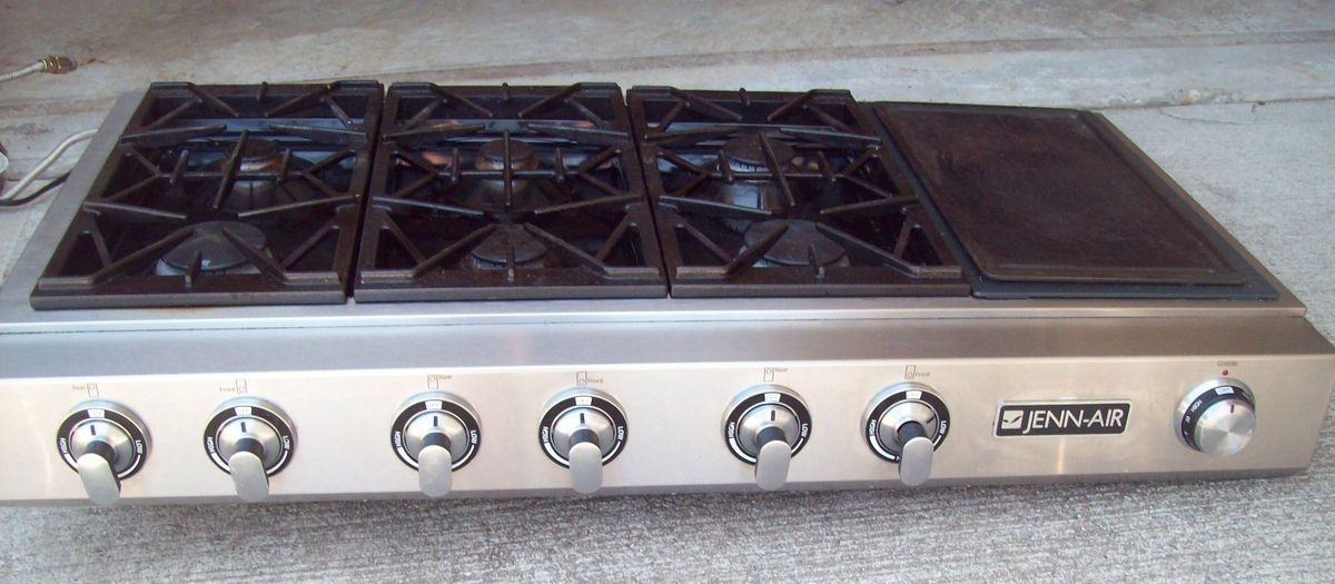 Jenn Air Pro Style JGCP648ADP 48 in Gas Cooktop