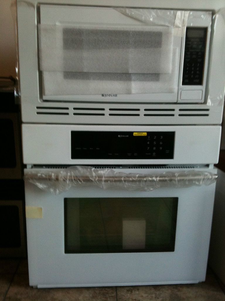 Jenn Air JMW8330DAW 30 Microwave Wall Oven Combo with Customclean