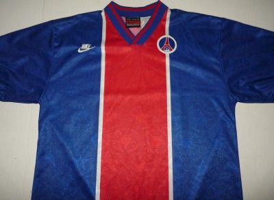 Vintage 1994 Nike Paris Saint Germain PSG Soccer Jersey Football Shirt