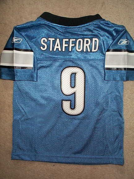  Reebok Detroit Lions Matthew Stafford NFL Jersey Toddler 2T