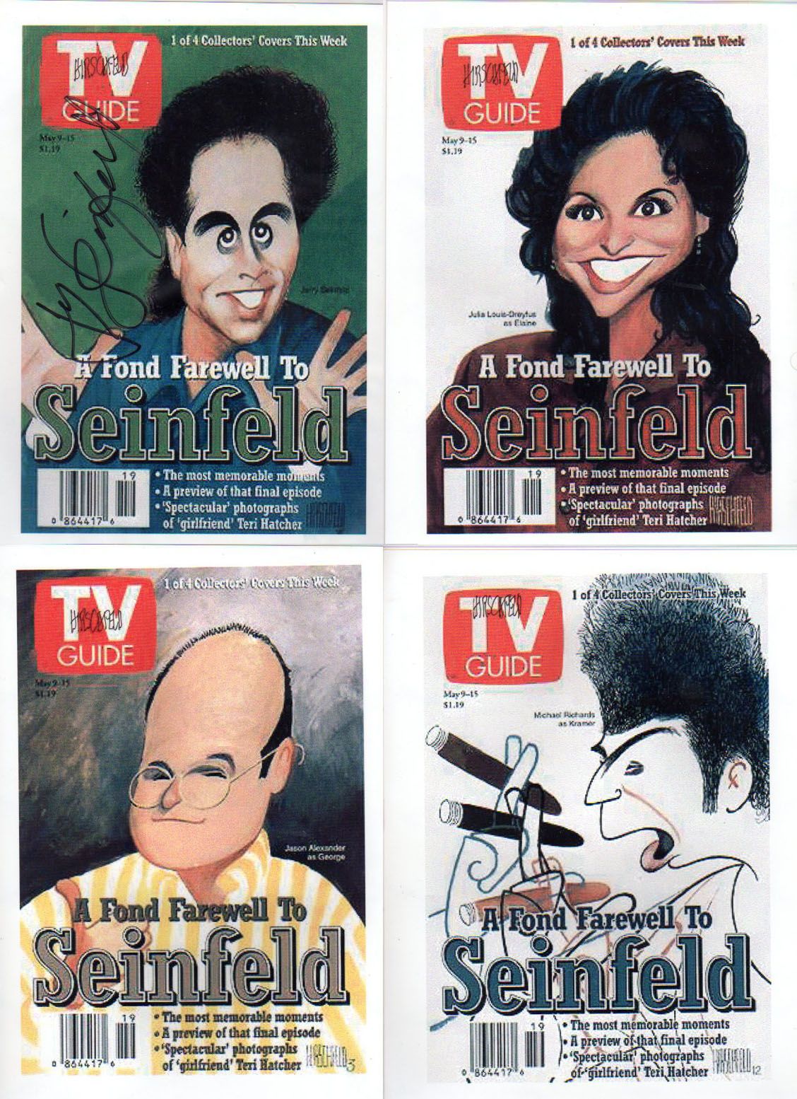  and the Jerry cover is AUTOGRAPHED BY JERRY SEINFELD ALSO